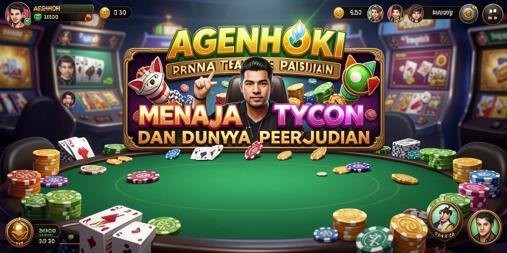 Tampilan menarik dari gameplay AGENHOKI saat mengelola kasino.