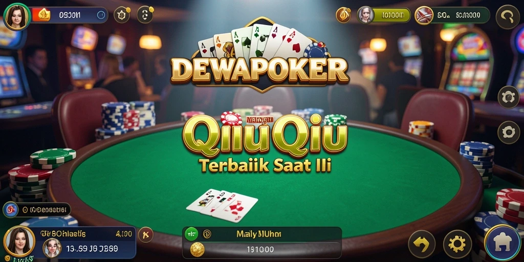 Screenshot gameplay QiuQiu yang menarik di DEWAPOKER.