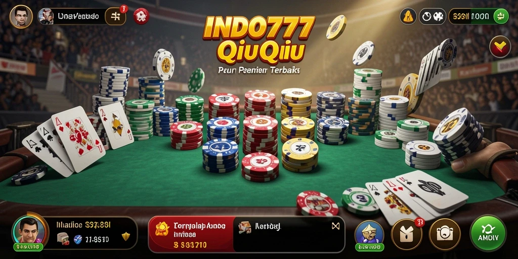 Screenshot gameplay QiuQiu INDO777 yang seru dan menantang.