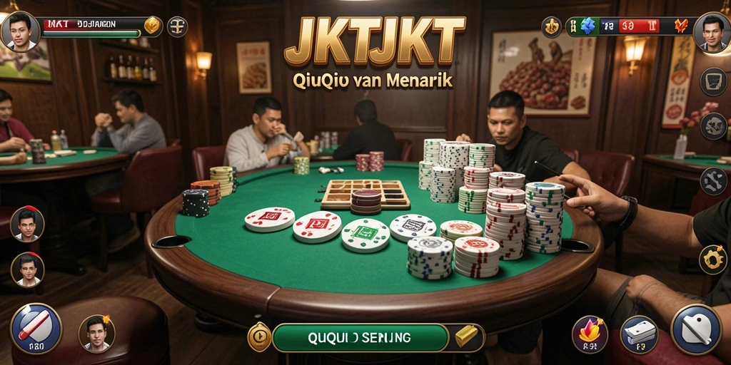 Screenshot gameplay QiuQiu JKTJKT yang mengasyikkan.
