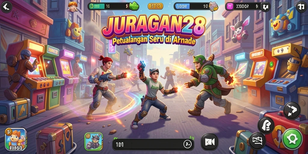 Tampilan gameplay seru JURAGAN28 dengan grafis yang memikat.