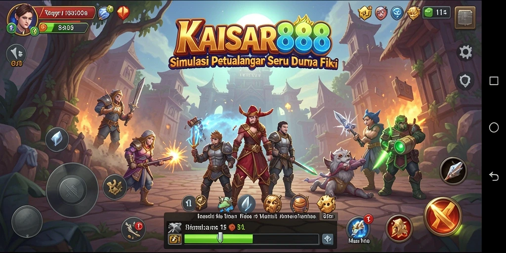 Tampilan utama gameplay KAISAR888 yang mendebarkan dan imersif.