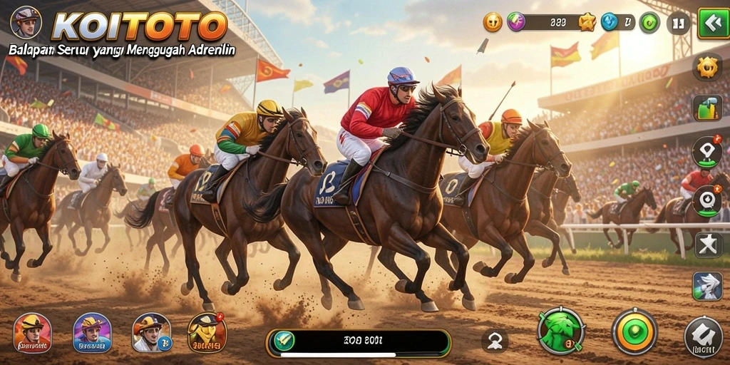 Gameplay seru KOITOTO dengan balapan yang mengasyikkan.