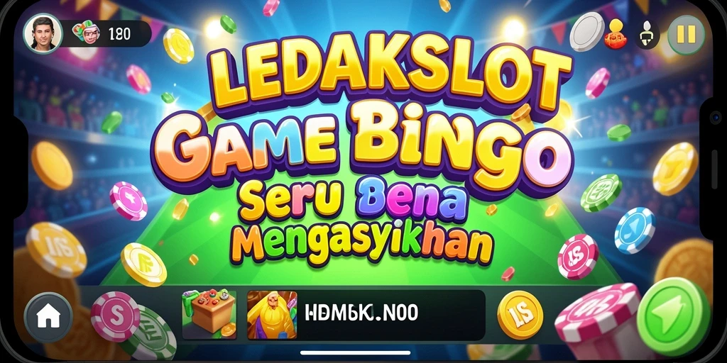 Tangkapan layar LEDAKSLOT menunjukkan gameplay seru Bingo yang memikat.