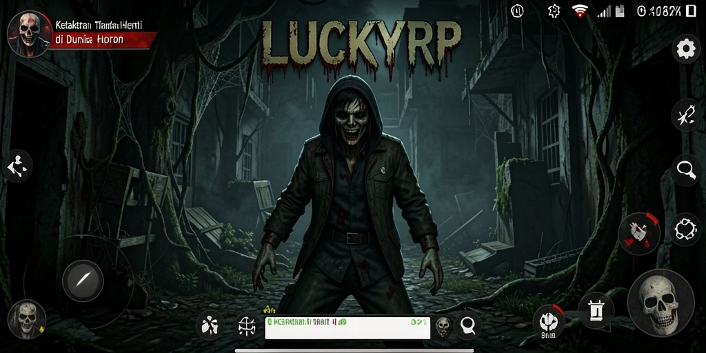 Tangkapan layar gameplay <strong>LUCKYRP</strong> dengan suasana Horror yang mendebarkan.