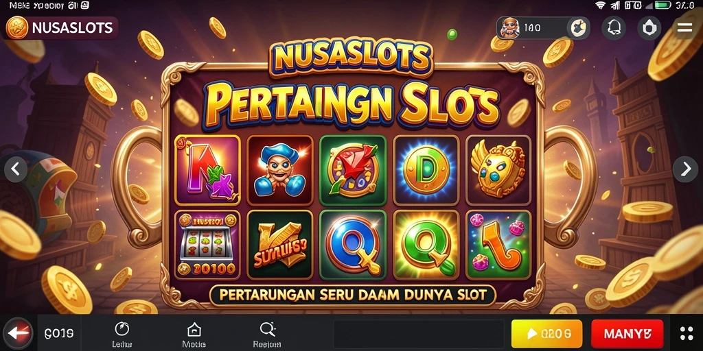 Tangkapan layar NUSASLOTS menampilkan aksi pertarungan yang mendebarkan.