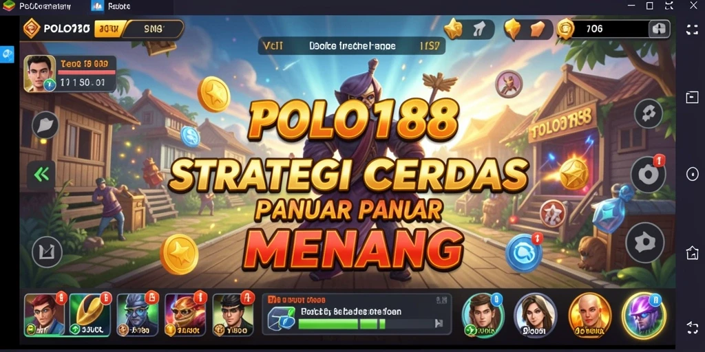 Tampilan menarik dari gameplay dalam permainan strategi POLO188.