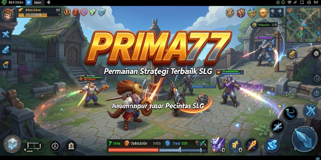 Menampilkan aksi seru dalam permainan strategi PRIMA77.