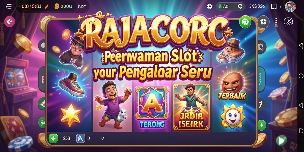 Tampilan gameplay seru dan mendebarkan dari RAJACORC.