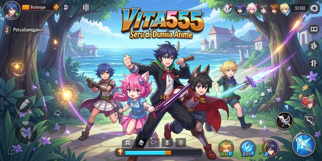 Tampilan screenshot gameplay VITA555 yang menakjubkan.