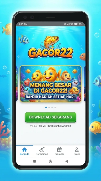 Screenshot dari katalog aplikasi di gacor22.